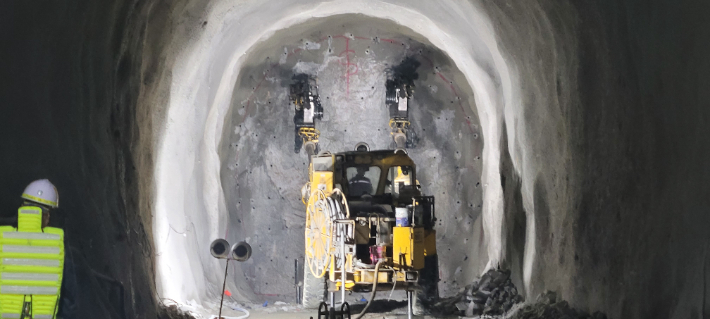 터널 굴착공사. 양주시 제공