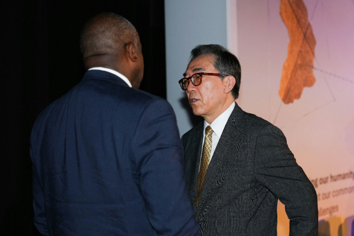 데이비드 라미 영국 외교장관과 조태열 외교장관(오른쪽). 외교부 제공