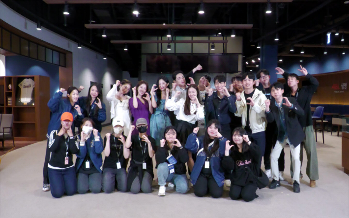 2024년 NC다이노스 영상콘텐츠 제작 대학생 인턴. 창원시 제공