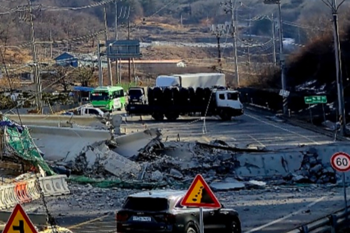 사고 현장. 독자 제공