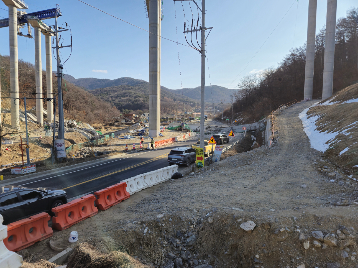 사고 현장. 독자 제공