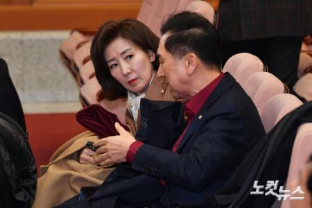 윤석열 대통령 탄핵심판 마지막 변론 참석한 나경원-김기현