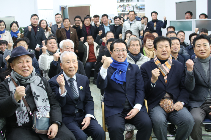 '보성군 금주의 복덕방' 참석자들 기념촬영. 문금주 의원실 제공