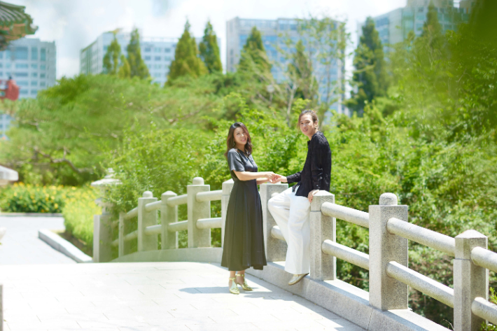 아내와 함께. 드러머 리노 제공.