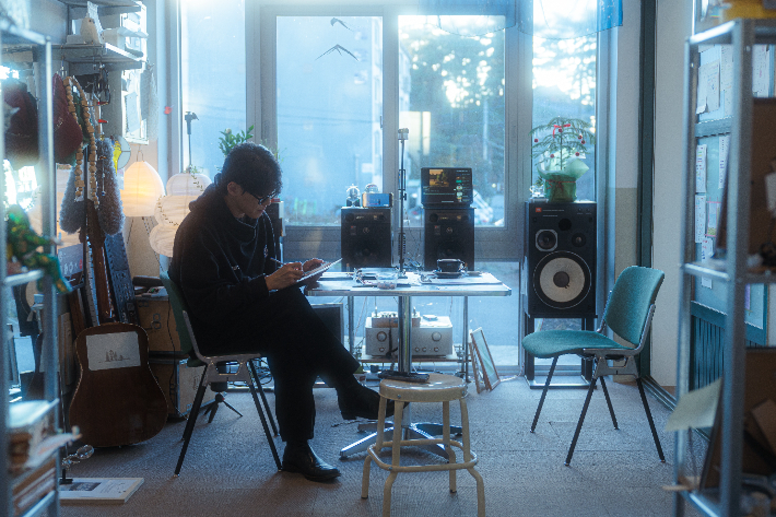 아트스튜디오에서. 본인 제공