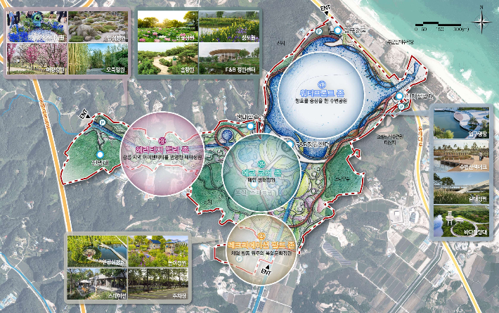 향호 국가지방정원 조감도. 강릉시 제공