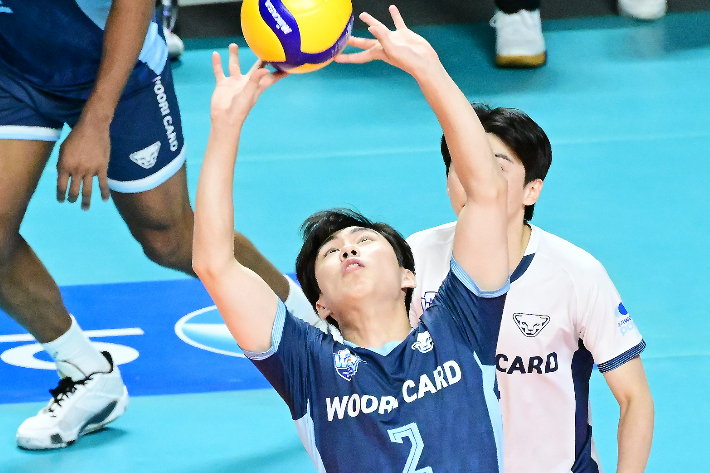 우리카드 세터 한태준. KOVO 제공