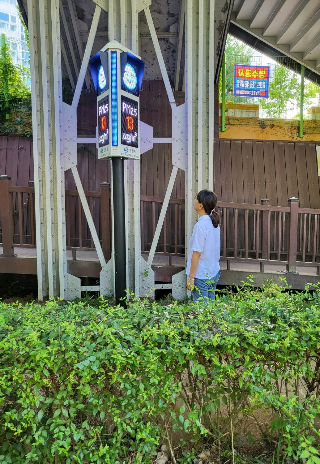 미세먼지·오존신호등. 창원시 제공 