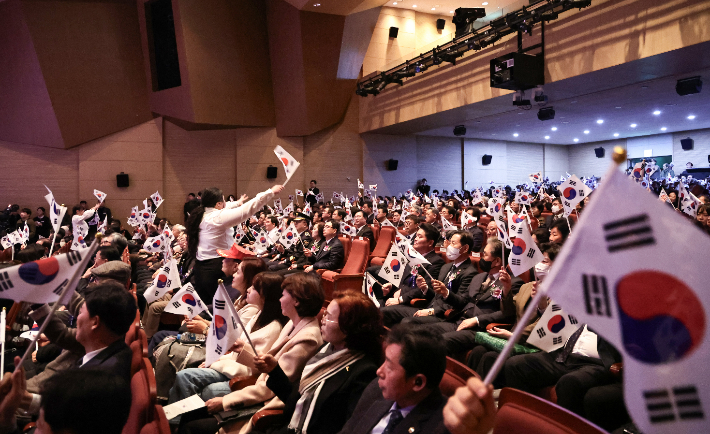 제106주년 3·1절 기념식. 경남도청 제공 