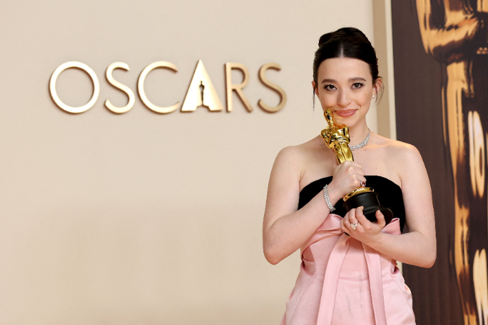 '아노라'에서 주인공 아노라 역을 맡은 마이키 매디슨. 연합뉴스