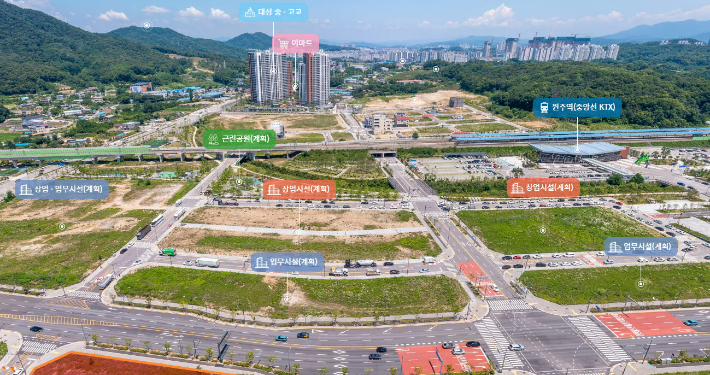 지난해 투자선도지구 우수사례로 선정된 원주시의 '남원주 역세권 개발'. 국토교통부 제공