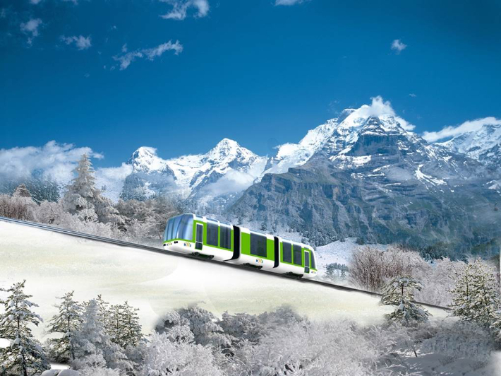 남원 지리산 전기 산악열차 상상도. 자료사진