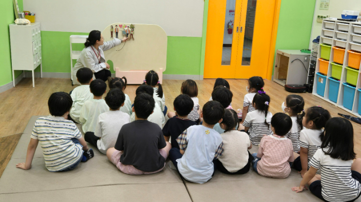 광주 광산구 성문화센터 체험형 교육 모습. 광주시 제공