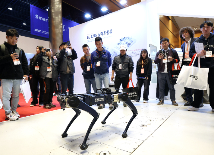 레인보우로보틱스 4족 보행로봇. 연합뉴스