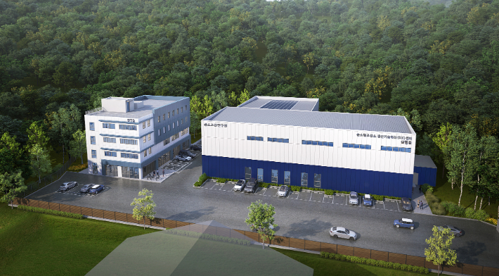 중소형조선소 생산기술혁신 센터 조감도. 경남도청 제공 