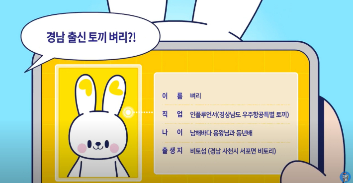 경남도 캐릭터 벼리. 경남도청 제공 