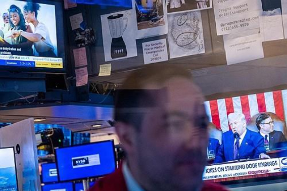 뉴욕증권거래소의 트레이더. 연합뉴스