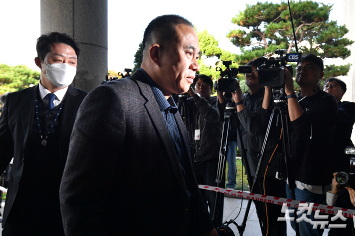 명태균 씨. 창원=류영주 기자