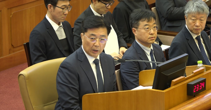 발언하는 홍장원 국가정보원 전 1차장. 연합뉴스