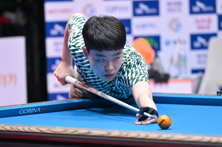 프로당구 역대 최연소 우승 기록 보유자 김영원. PBA