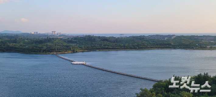 속초 영랑호 전경. 전영래 기자