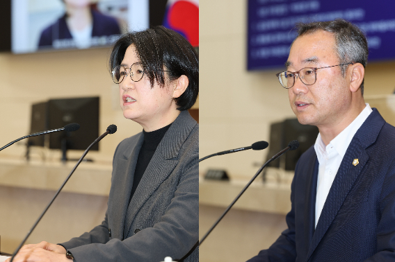 박희정, 김종익 의원(왼쪽부터). 포항시의회 제공