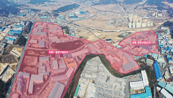 경주 외동산업단지 전경. 경주시 제공
