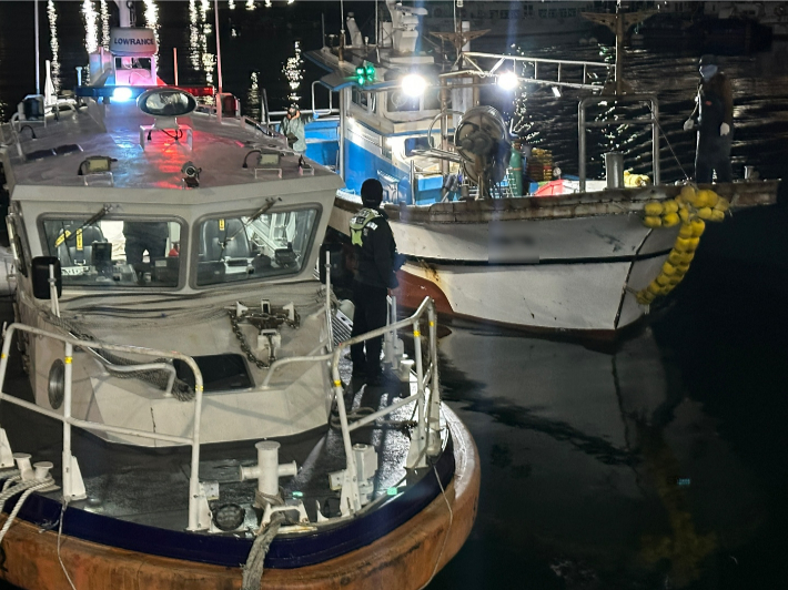 14일 0시 10분쯤 부산 앞바다에서 조업 중이던 선박 선원이 바다에 빠져 숨졌다. 부산해양경찰서 제공