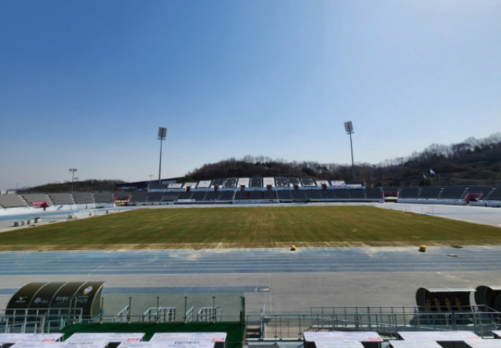 이순신종합운동장 전경. 아산시 제공