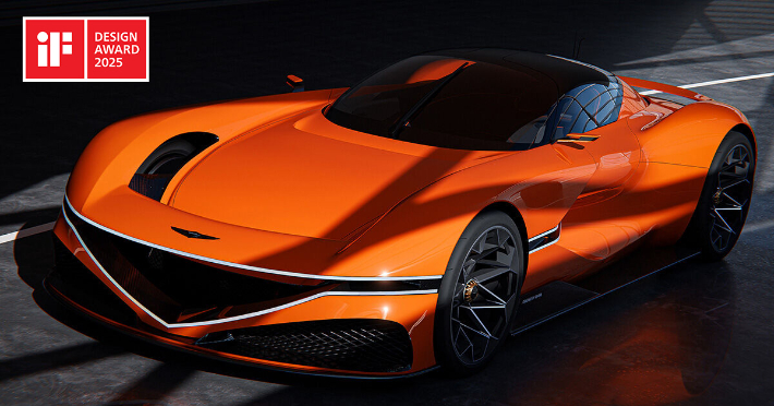 2025 iF 디자인 어워드 제품부문 본상 제네시스 엑스 그란 베를리네타. 현대차그룹 제공