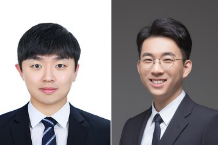 왼쪽부터 김민호 박사(제1저자), 이현욱 교수. UNIST 제공