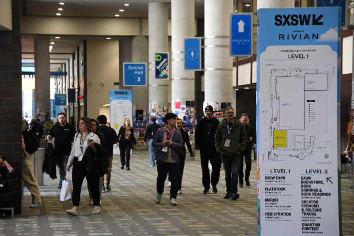 오스틴컨벤션센터 내부 모습. 부산시 제공