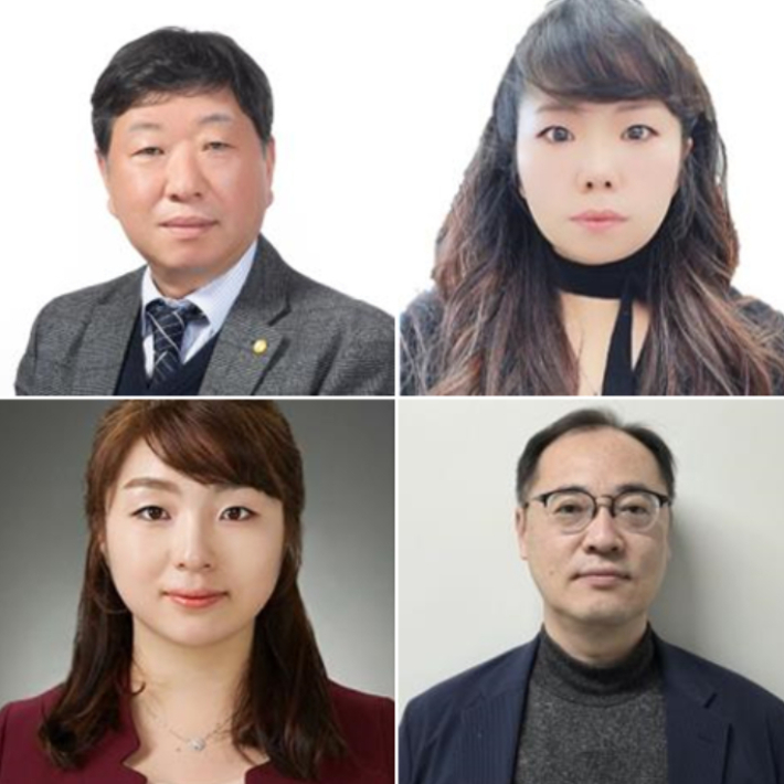 (왼쪽 위에서부터 시계방향으로) 류재웅 교수, 배지은 박사, 장소영 박사, 조동형 교수. 경북대 제공