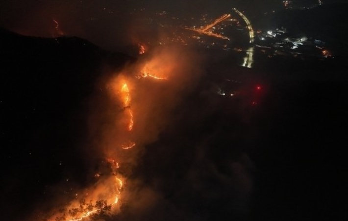 김해 한림면 산불. 기사와 직접적 연관 없음. 산림청 제공