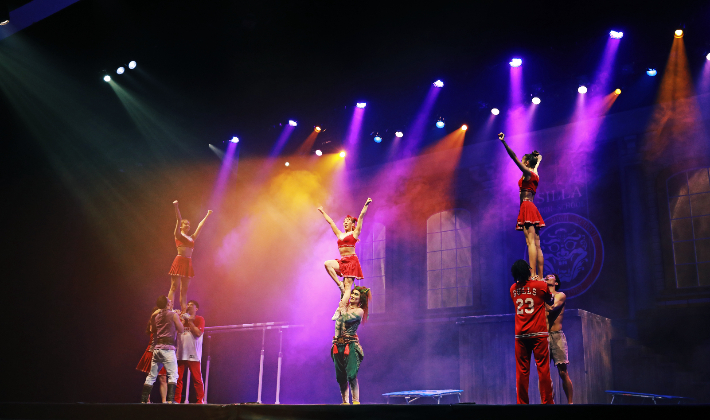 인피니티 플라잉 공연 장면. 경북문화관광공사 제공