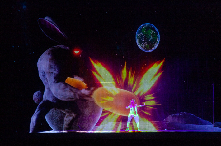 인피니티 플라잉 공연 장면. 경북문화관광공사 제공