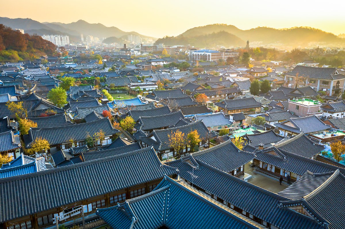 전주한옥마을 전경. 전주시 제공