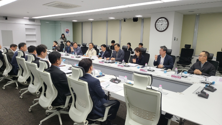 상가공실 공동대응 전략회의. 세종시 제공