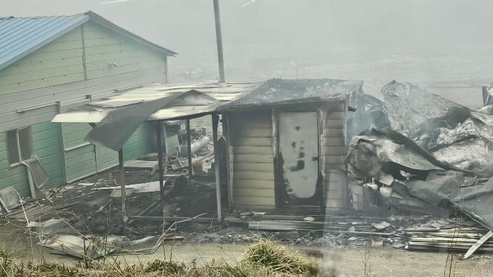 영덕군 축산면 고곡리 피해. 독자 제공
