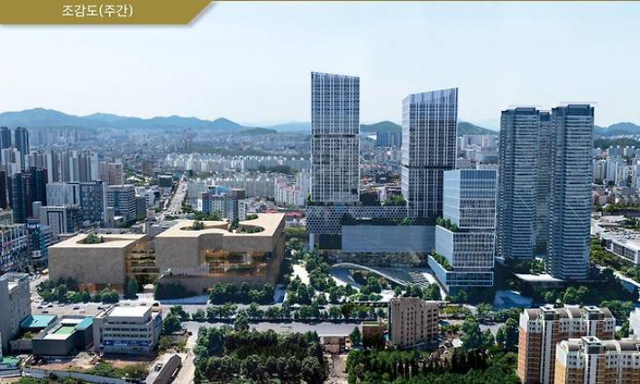 ㈜광주신세계 '광천 터미널 복합화 사업' 조감도. ㈜광주신세계 제공