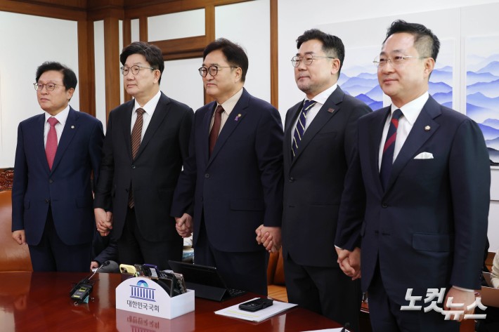 국회의장 주재 양당 원내대표 회동