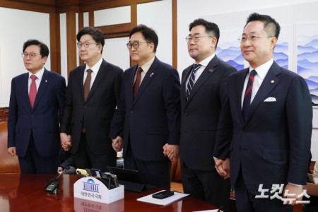국회의장 주재 양당 원내대표 회동
