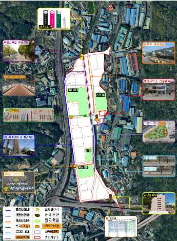 김해 나전농공단지 사업 계획도. 경남도청 제공 