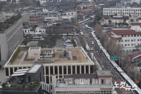 尹 선고 D-2...경찰, 헌재 인근 100m 