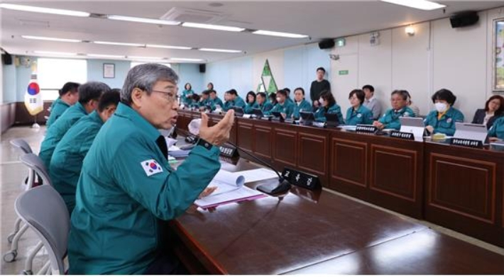 긴급 확대전략회의에 참석한 정근식 서울시교육감. 서울시교육청 제공