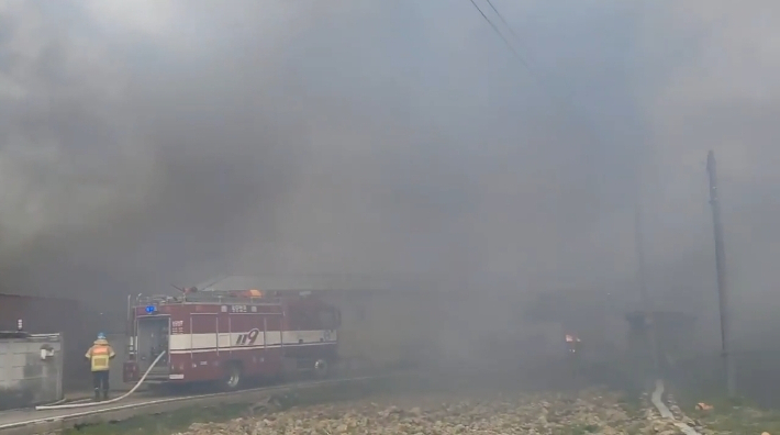 2일 오후 3시 10분쯤 전북 완주군 봉동읍 제내리 인근 대밭에서 불이 났다. 전북소방본부 제공