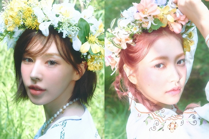 왼쪽부터 레드벨벳 웬디, 예리. 레드벨벳 공식 페이스북