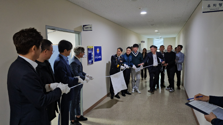 수사상황실 현판식을 진행하는 모습. 순천경찰서 제공