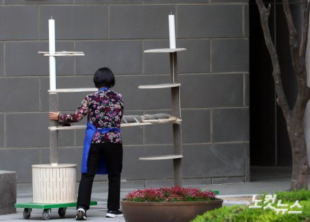 尹사저 도착한 캣타워