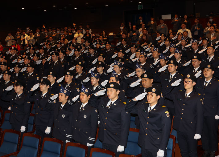 16일 대구시교육청과 5군수지원사령부는 아양아트센터에서 군특성화고 발대식을 가졌다. 